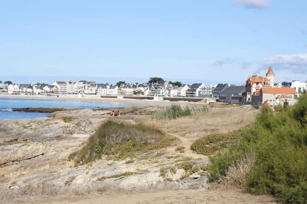 « L'Oceanix » Vue Grande Plage 2Ch Wifi Quiberon Extérieur photo