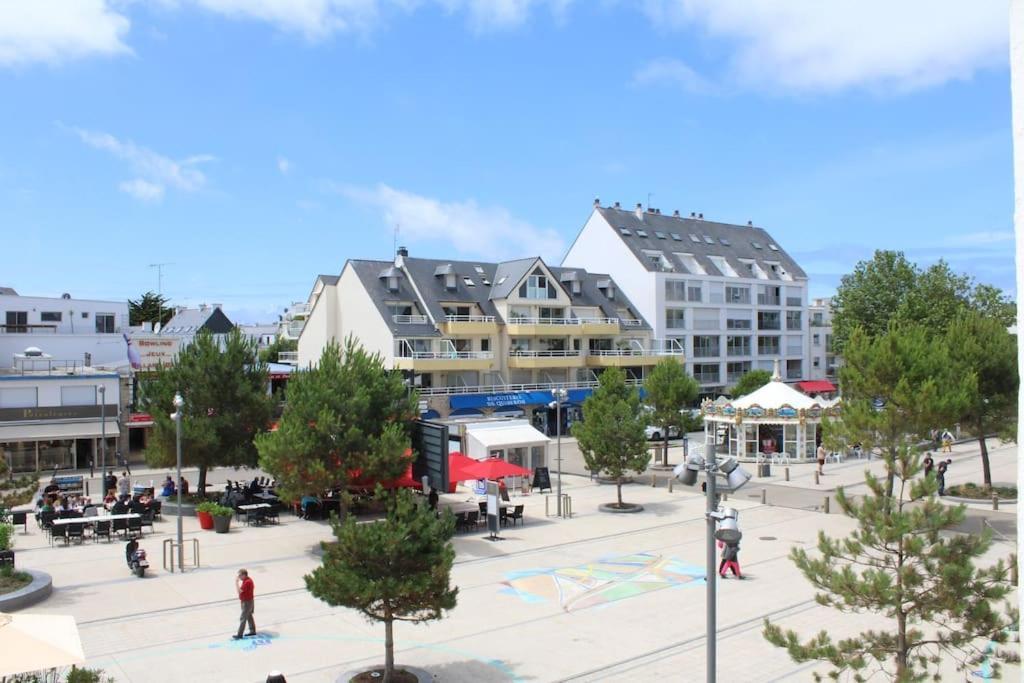 « L'Oceanix » Vue Grande Plage 2Ch Wifi Quiberon Extérieur photo